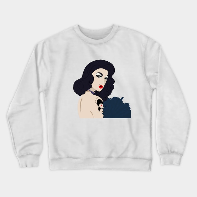 violet ChachKi Crewneck Sweatshirt by KaiVerroDesigns